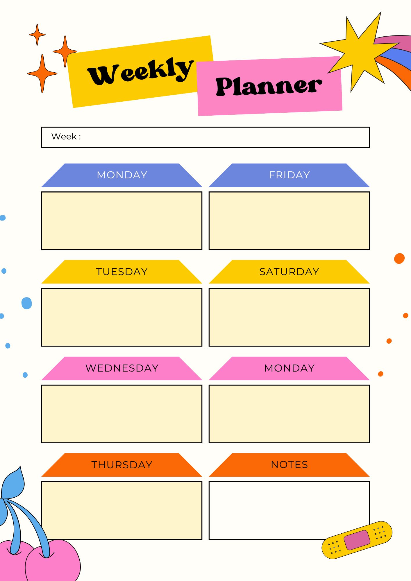 Vibrant Planner